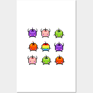 Stardew Valley Pastel Junimos - Babe gift - Color Posters and Art